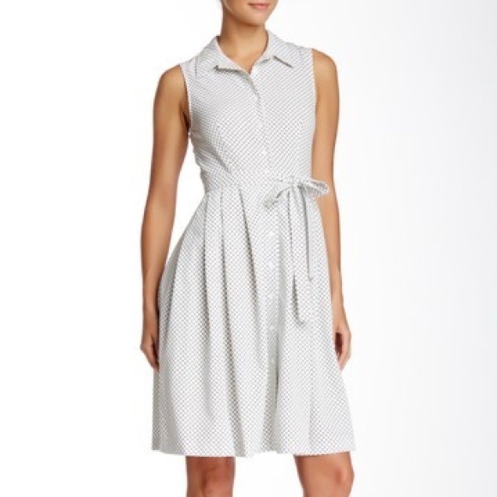 ABS by Allen Schwartz Button Front Dress